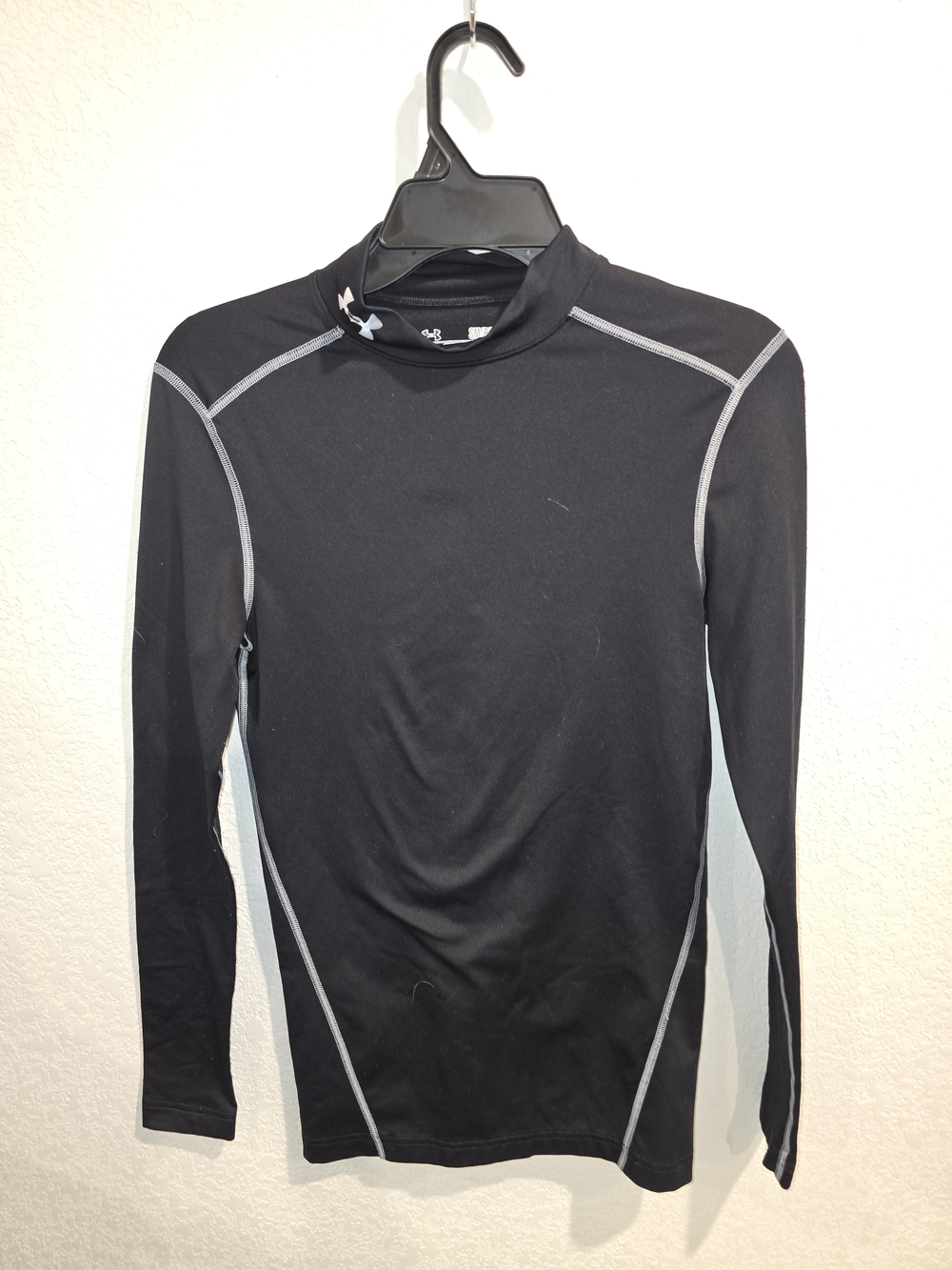 Under Armour ColdGear Men's Small Compression Mock Neck Long Sleeve Shirt - Blac